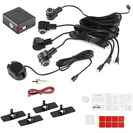 de con sensor de aparcamiento de respaldo de marcha atrás para coche, Kit de alerta de zumbador de 80dB de asistencia inteligente para marcha atrás