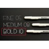 Sakura Gelly Roll White Ballpoint Pen in Case Size 10