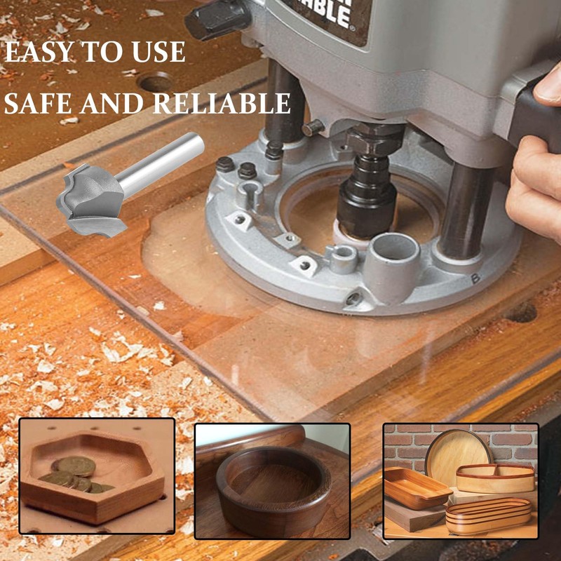 SpeTool Juice Groove Router Bits for Creating Precise Drainage Grooves