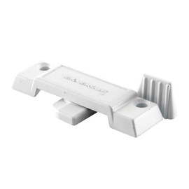Prime-Line F 2780 Sash Lock, 2-1/4 In. Hole Centers, Fits Metal Sliding Windows, Diecast Zinc, Painted White (Single Pack)