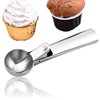 Stainless Steel Ice Cream Scoop, Ice Ball Shaper (Diameter -