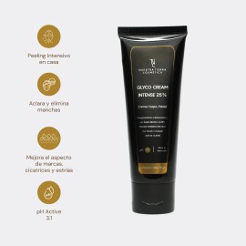 Crema Acido Glicolico 25% Peeling Intensivo Manchas/estrías Momento de aplicación Noche Tipo de piel Todo tipo de piel