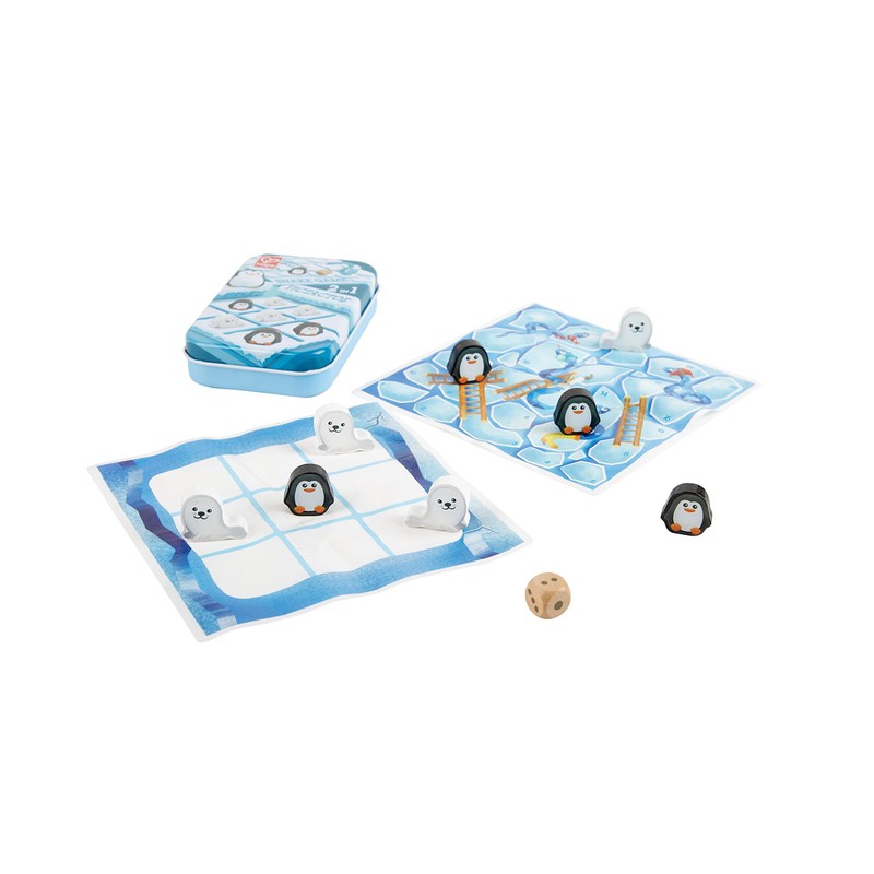 Hape - Tictactoe/Snake&Ladders, Multicolor (E0478)