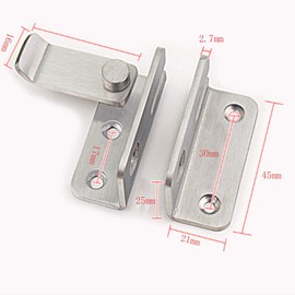 Tiberham Sliding Lock for Doors, Windows, Cabinets, Pet Cages, Accessories
