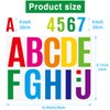 20 Sheets Alphabet Stickers 4 in Letter and Numbers Stickers