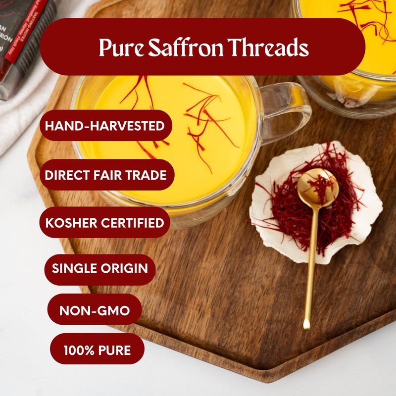 Heray Saffron, Premium Afghani Safron Threads (Super Negin Quality A+)