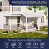 7 Pack 4.7 FT x 3/4 inch Aluminum Deck Balusters