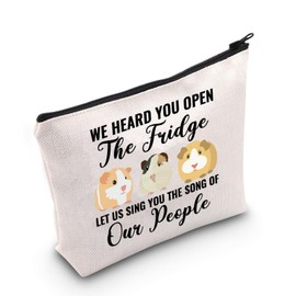 Guinea Pig Gift Cavy Owner Cosmetic Bag Cavy Lover Gift for Her (We Heard You CA Bag)