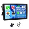 Slakerbe Android 13 Double Din Car Radio Compatible with Ford
