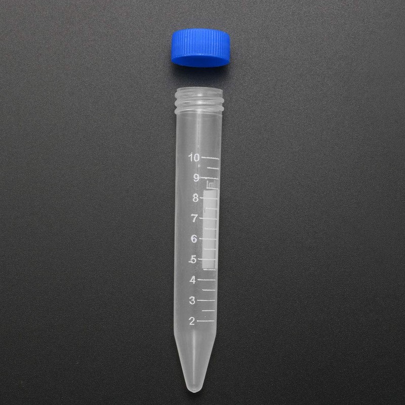 sourcing map Pack of 10 10 ml Plastic Centrifuge Tube
