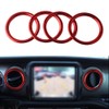 LECART - Fundas de ventilación para Jeep Gladiator de interior