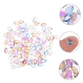 BIUDECO 100pcs Nail Art Patch Nail Art Diamond DIY Manicure Diamond Manicure Supplies Crystal Fairy Stone