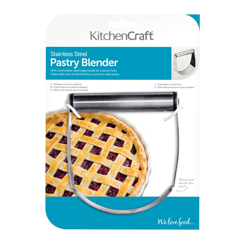 KitchenCraft Pastry Blender, Stainless Steel, Essential Baking Accessory for Every