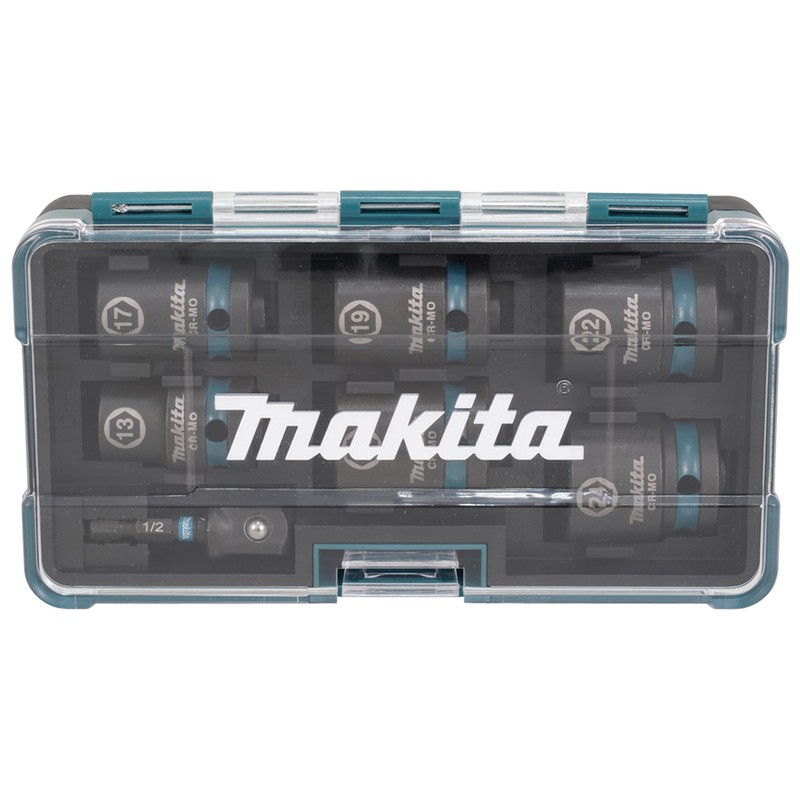 Makita E-16592 7 Piece Impact Black Socket Set