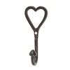 Hammer and Tongs 10x Black 40mm x 100mm Single Heart