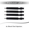 labwork - Piezas 4 inyectores de combustible diésel para motor
