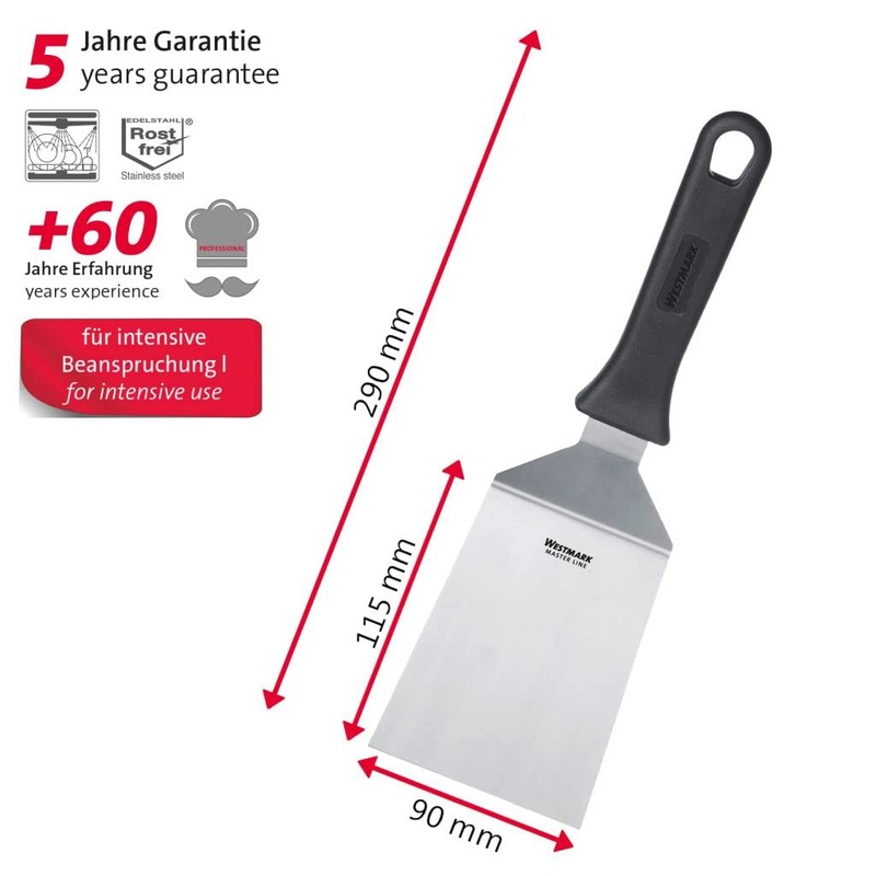Westmark Master Line 134422E3 Professional Spatula / Grill Spatula Angled