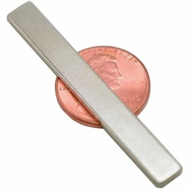 Apex Magnets 2" x 1/4" x 1/16" Block - Adhesive Backed - Neodymium Magnet
