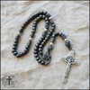 Rugged Rosaries® ASHES to ASHES Catholic Rosary with Metal Beads