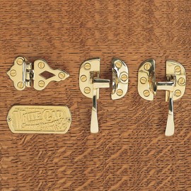 Solid Brass Icebox Right hand latch (for 3/8" offset doors)