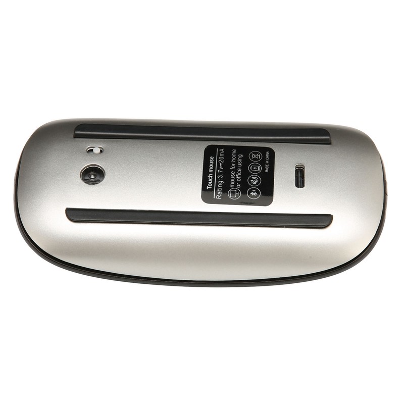 Wireless Mouse Silent Low Decibel Rechargeable Ergonomic Portable Touch Wheel