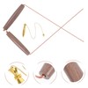 KONTONTY 1 Set Copper Dowsing Rods Professional Divining Tools for