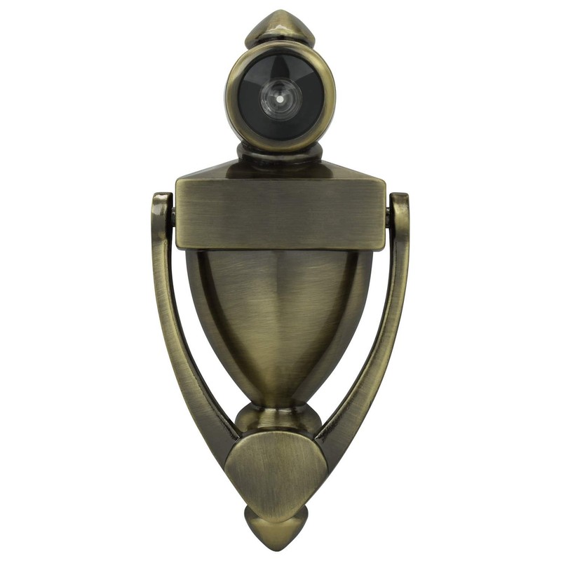 "Nuk3y Door Knocker & Viewer, 9/16 in. Bore, 220-Degree View