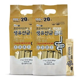 Seoul Pharmacist Cooperative 프로바이오틱스 생유산균 골드 240포(300g x 2세트) Probiotics Live Lactobacillus Gold 240 Sachets (300g x 2 Sets)