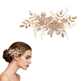JIMIGUGU Flower Hair Accessory, Hair Ornament, For Adults, Yukata, Coming-of-age Ceremonies, Kimono, Recitals, Coming-of-age Ceremonies, Graduations, Weddings