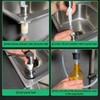 Soap Dispenser Extension Tube Kit, 47 Inch Kitchen Sink Soap