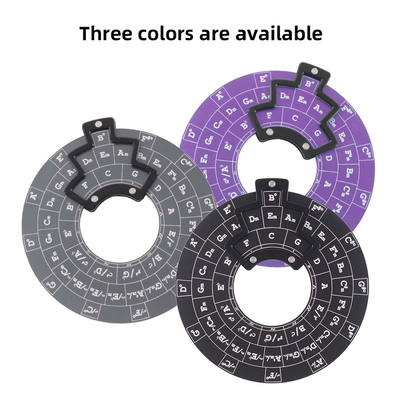 Circle of Fifths Aluminum Alloy Wheel Melody Tool Music Theory