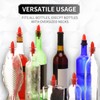 Plastic Liquor Bottle Pourers red- 12 Pack Classic Bottle Pourers