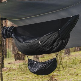 Lesovik OTUL Under Quilt, Otul Series, For Hammock, Cold Weather Specifications, Extra Thick, Supports Up To -14°F (4°C), 68.7 inches (200 cm), Black, Midnight Sky