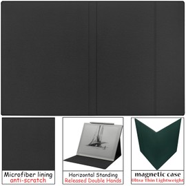 UMUBUHOMS Magnetic Case for Onyx Boox Tablet Go 10.3 ePaper E Ink - Ultrathin Lightweight PU Leather Smart Folding Stand Cover with Auto Sleep/Wake (Green)