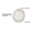 Artiwell 4-1/4” OD Snap-in Shower Drain Cover, Round Shower Drain