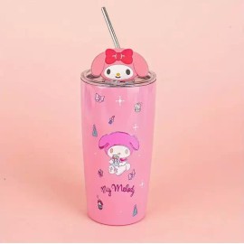 Sanrio My Melody Tumblr Water Bottle Appr 7 inches School Sports Travel Work New
