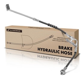 A-Premium Front Driver Brake Hydraulic Hose Compatible with Select Dodge Models - Dakota 1991 1992 1993 1994 1995 1996 4WD - Replace# 52006135