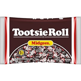 Tootsie Roll Midgees, Chocolatey Twist, Resealable Standup Bag, Peanut Free, Gluten Free Original, Allergy Friendly, 15 Ounce, 1-Pack