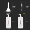Plastic Flasks,Fake Empty Shampoo Containers Bottles for Cruise Drink Flasks