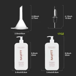 Plastic Flasks,Fake Empty Shampoo Containers Bottles for Cruise Drink Flasks for Liquor,Leak-Proof|Empty Conditioner Bottles|Discreet Beverage Hidden for Cruise Ships essentials,Travel-2 Pack