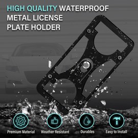 No Drill Front Bumper License Plate Mount Compatible with Honda Fit 2015-2022 Front Tow Hook License Plate Mounting Bracket Holder Car License Plate Frames Accessories Kit