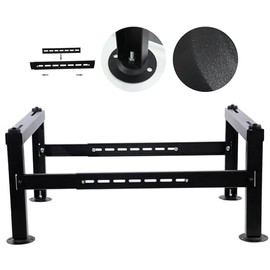 Wells Sinkware - Wells Mini soporte de tierra esmerilado mejorado para 9000-60000 BTU, soporte mini dividido ajustable para exteriores, s...