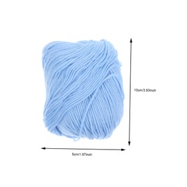 Operitacx Convenient Crochet Yarn Pack 3 Rolls Milk Cotton Yarn Wool Dk for DIY Projects