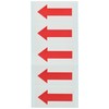 TRUSCO TPS-HP1R Arrow Stickers, Red Arrow, 1.6 x 3.1 inches