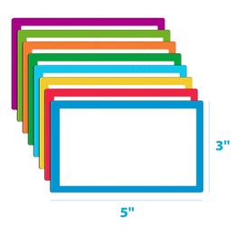 TOTiyea 32 Pack Magnetic Dry Erase Labels, Magnetic Label Stickers for Whiteboards, 3 x 5 Inches, Back to School