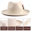 FADACHY Fedora Hats for Men & Women Wide Brim Felt