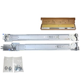 Dell PowerEdge R620 R630 R640 R420 R430 R320 1U Sliding ReadyRails II Rail Kit Type A7 - Dell P/N: CWJ0X 6RTCR 9D83F 81WCD (Renewed)