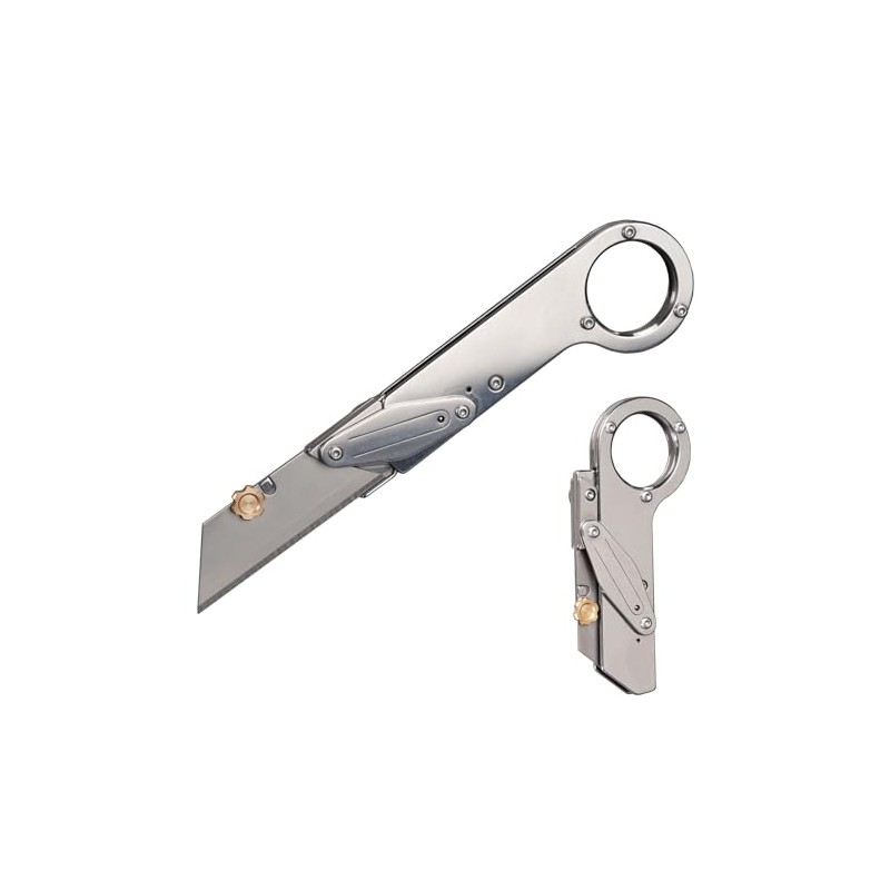 Fortedgear Professional Utility Knife, 6.2 inch Length, Stainless Steel Ring