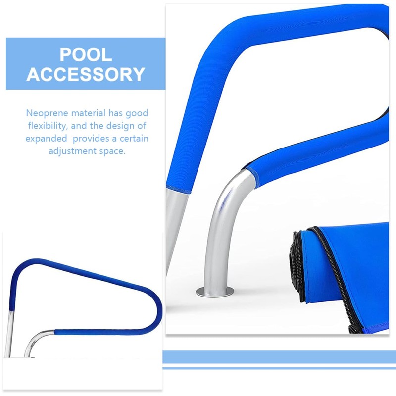 ORFOFE Indoor Pool Handrail Cover Neoprene for Safe Swimming Non