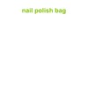 Onyiboer nail polish organizer bag and storage (green)